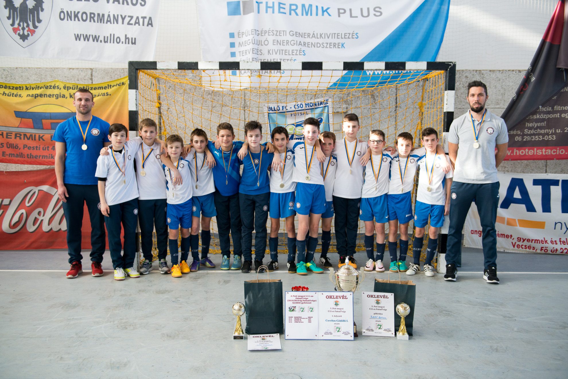 Gödöllői és dunakeszi siker az U11-es és U13-as Futsal7vége döntőjében